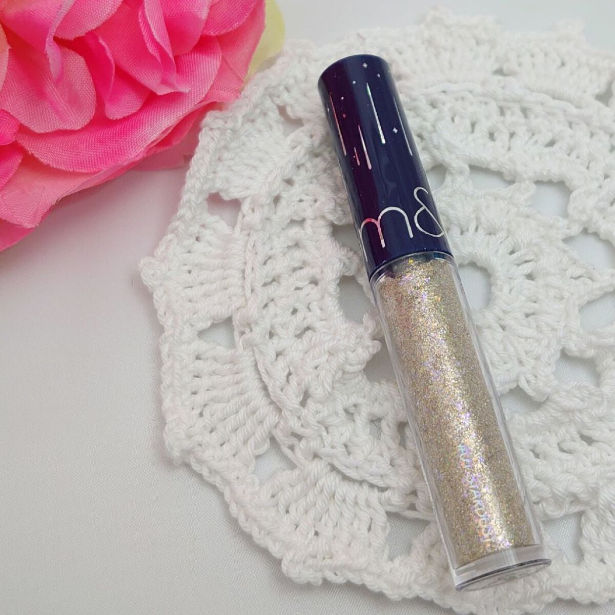 リキッド グリッター シャドウ/rom&nd/グリッターを使ったクチコミ(3枚目)