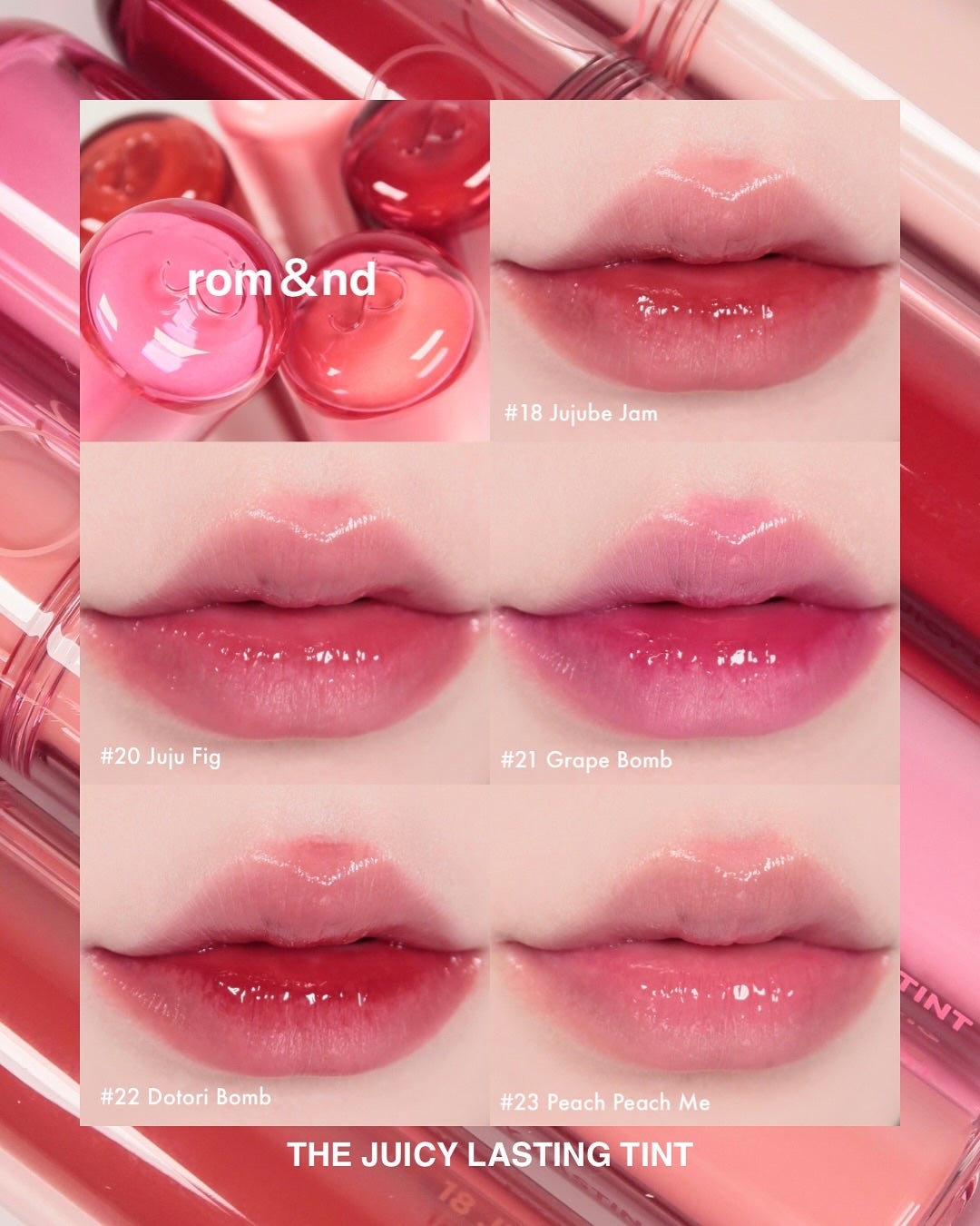 ザ ジューシーラスティングティント/rom&nd/リップティントを使ったクチコミ(1枚目)