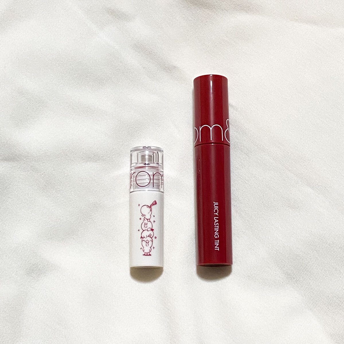 ジューシーラスティングティント/rom&nd/リップティントを使ったクチコミ（2枚目）