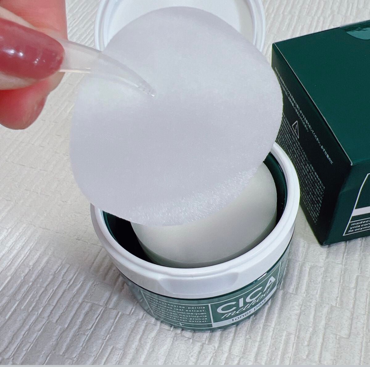 CICA method TONER PAD/コジット/化粧水を使ったクチコミ(2枚目)