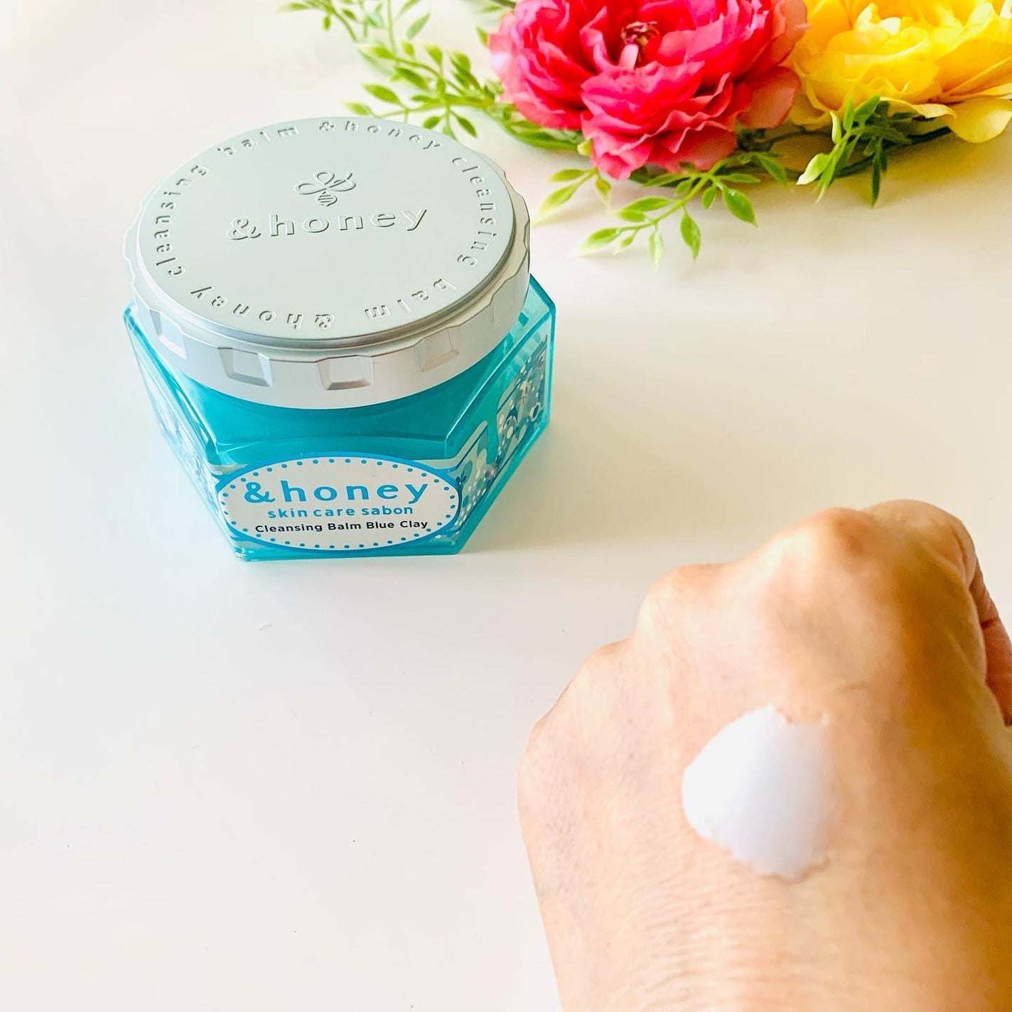 アンドハニー サボン クレンジングバーム ブルークレイ/&honey/クレンジングバームを使ったクチコミ(7枚目)