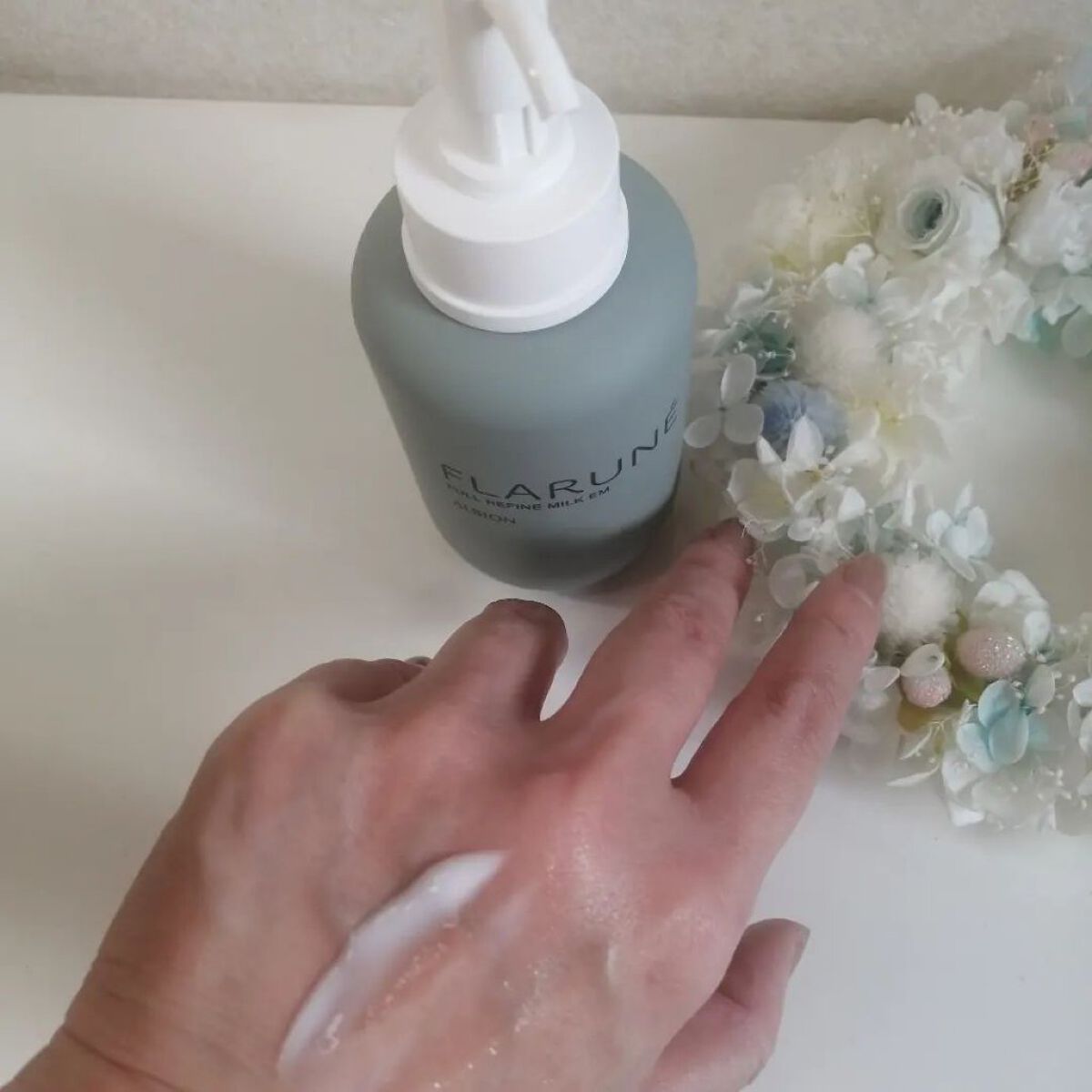 フラルネ フルリファイン ミルク M 110g/ALBION/乳液を使ったクチコミ（3枚目）