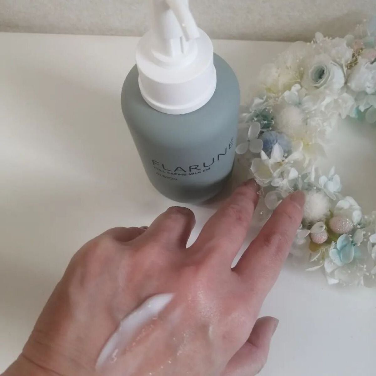 フラルネ フルリファイン ミルク M/ALBION/乳液を使ったクチコミ(3枚目)