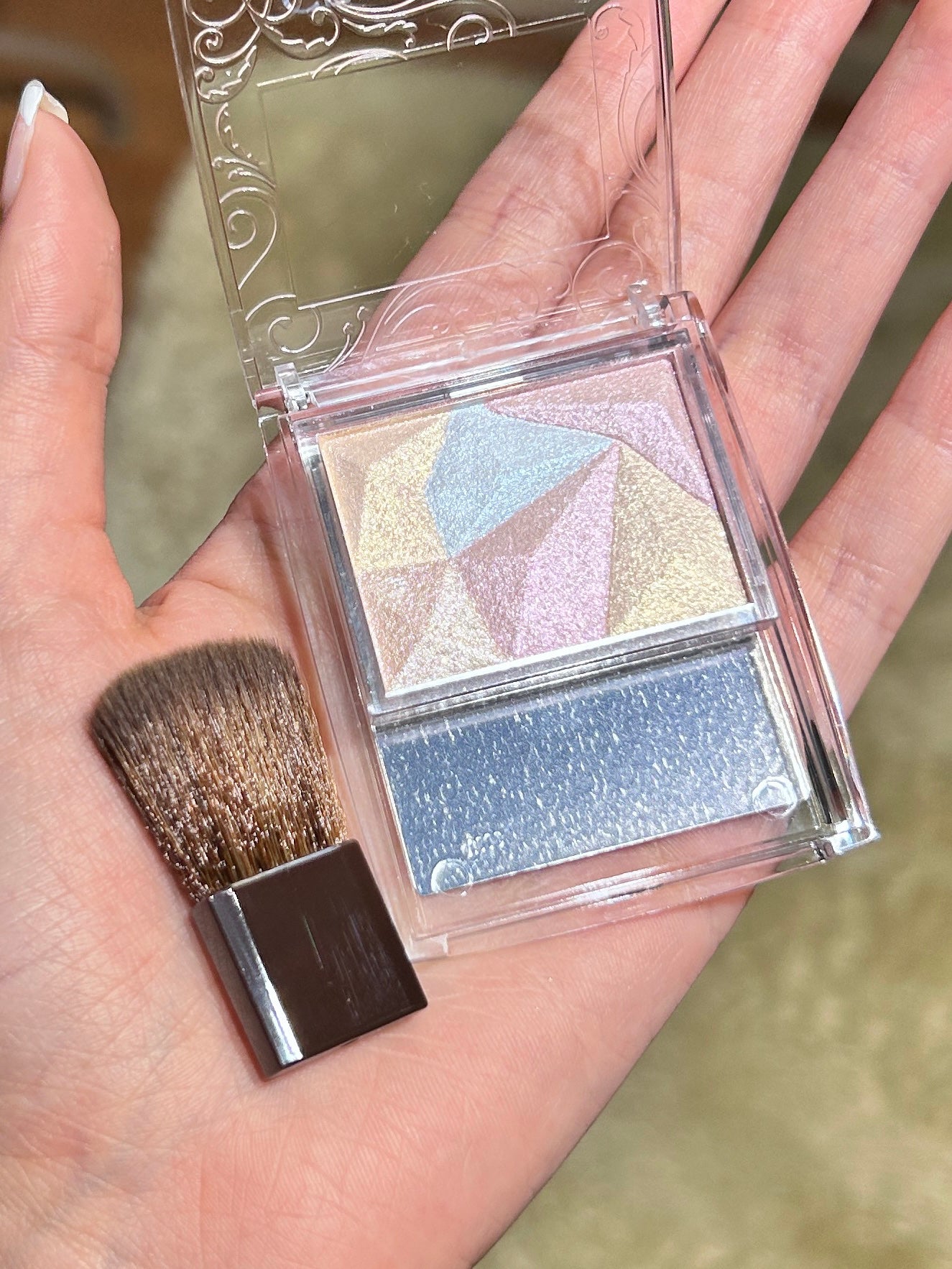 パールグロウハイライト/CEZANNE/ハイライト・シェーディングを使ったクチコミ(3枚目)