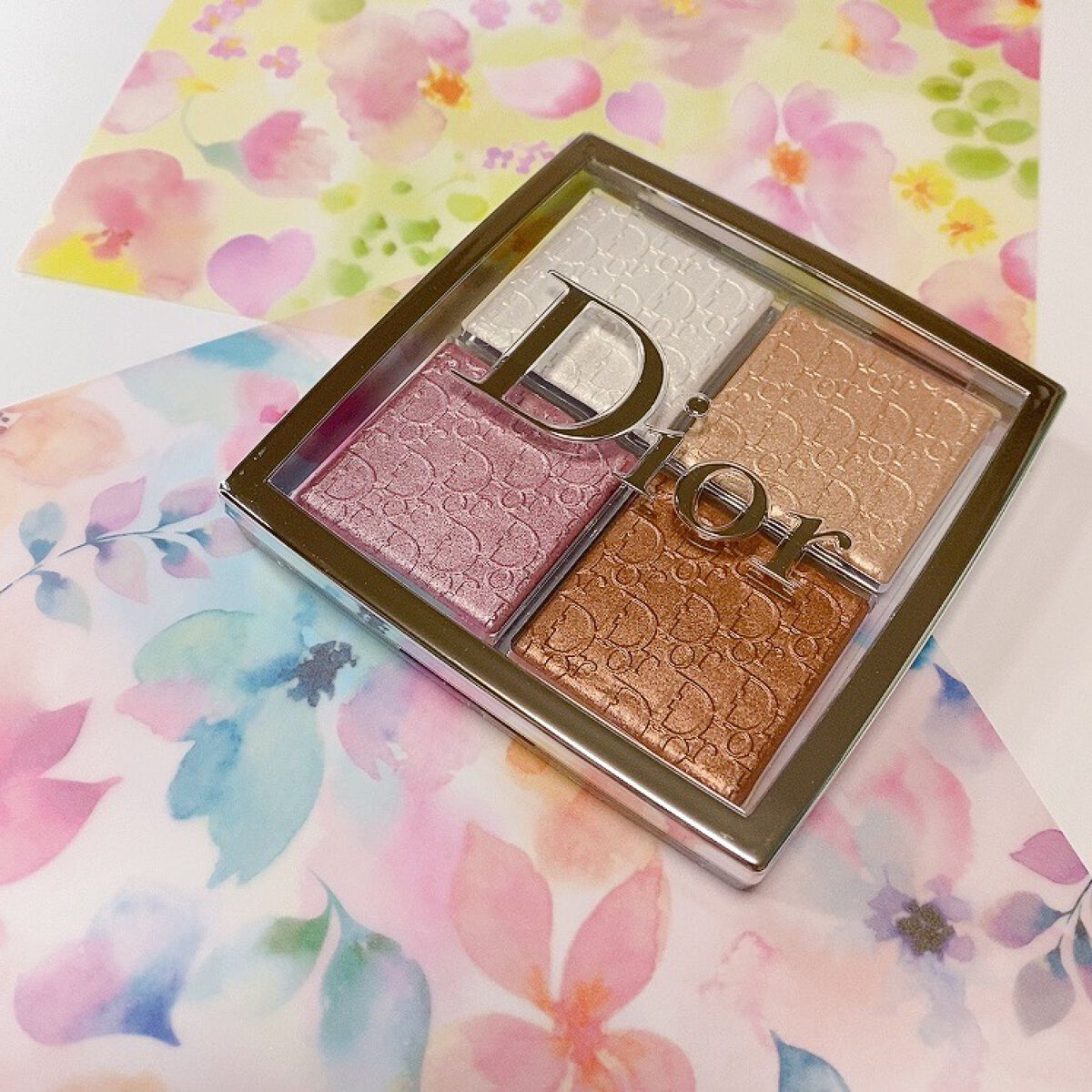 ディオール バックステージ フェイス グロウ パレット/Dior/ハイライトを使ったクチコミ（3枚目）