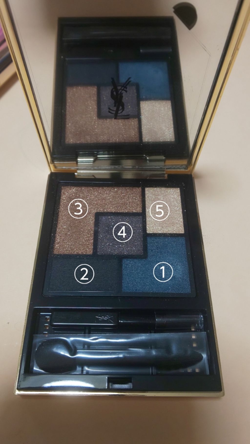 クチュール クルール パレット/YVES SAINT LAURENT BEAUTE/アイシャドウパレットを使ったクチコミ（2枚目）