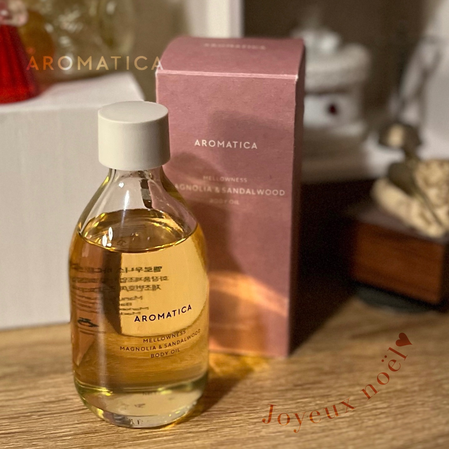 オーガニックボディーオイル ‐メロウニス ボディオイル マグノリア&サンダルウッド/AROMATICA/ボディオイルを使ったクチコミ（1枚目）