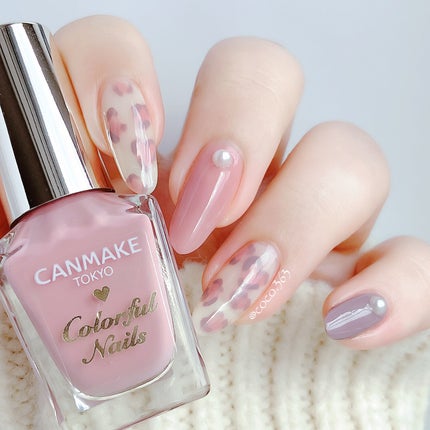 カラフルネイルズ/キャンメイク/マニキュアを使ったクチコミ(5枚目)