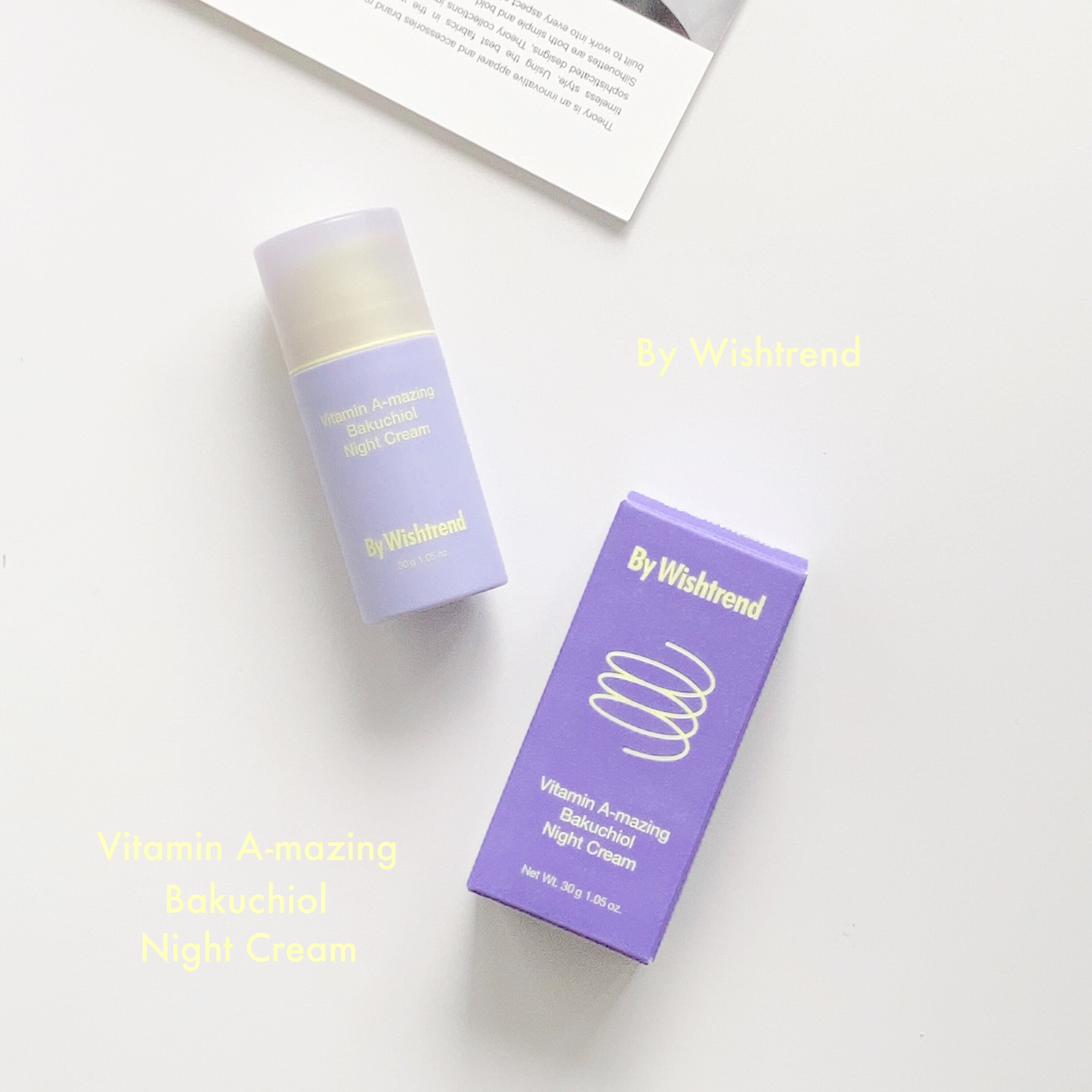 ビタミンA-mazingバクチオールナイトクリーム/By Wishtrend/フェイスクリームを使ったクチコミ（1枚目）