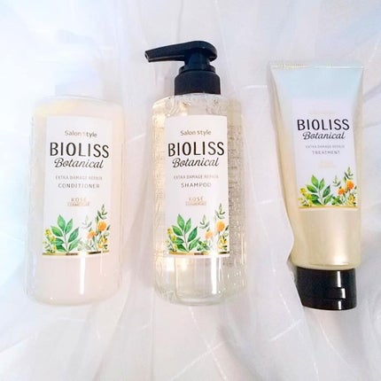 SSビオリス ボタニカル シャンプー/コンディショナー(エクストラダメージリペア) コンディショナーポンプ/SSビオリス/市販シャンプーの画像