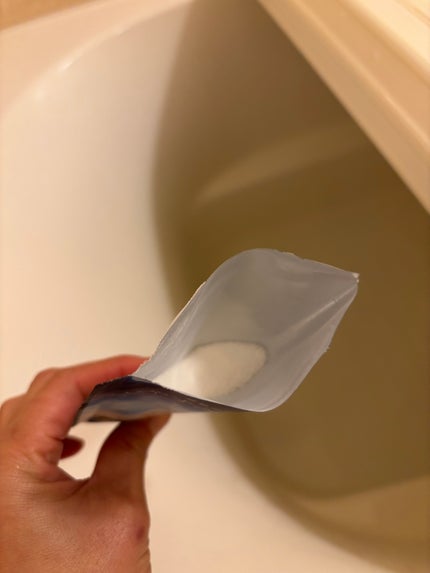 H.L.Bバスパウダー おやすみ前の新習慣 /H.L.B/炭酸系入浴剤を使ったクチコミ(8枚目)