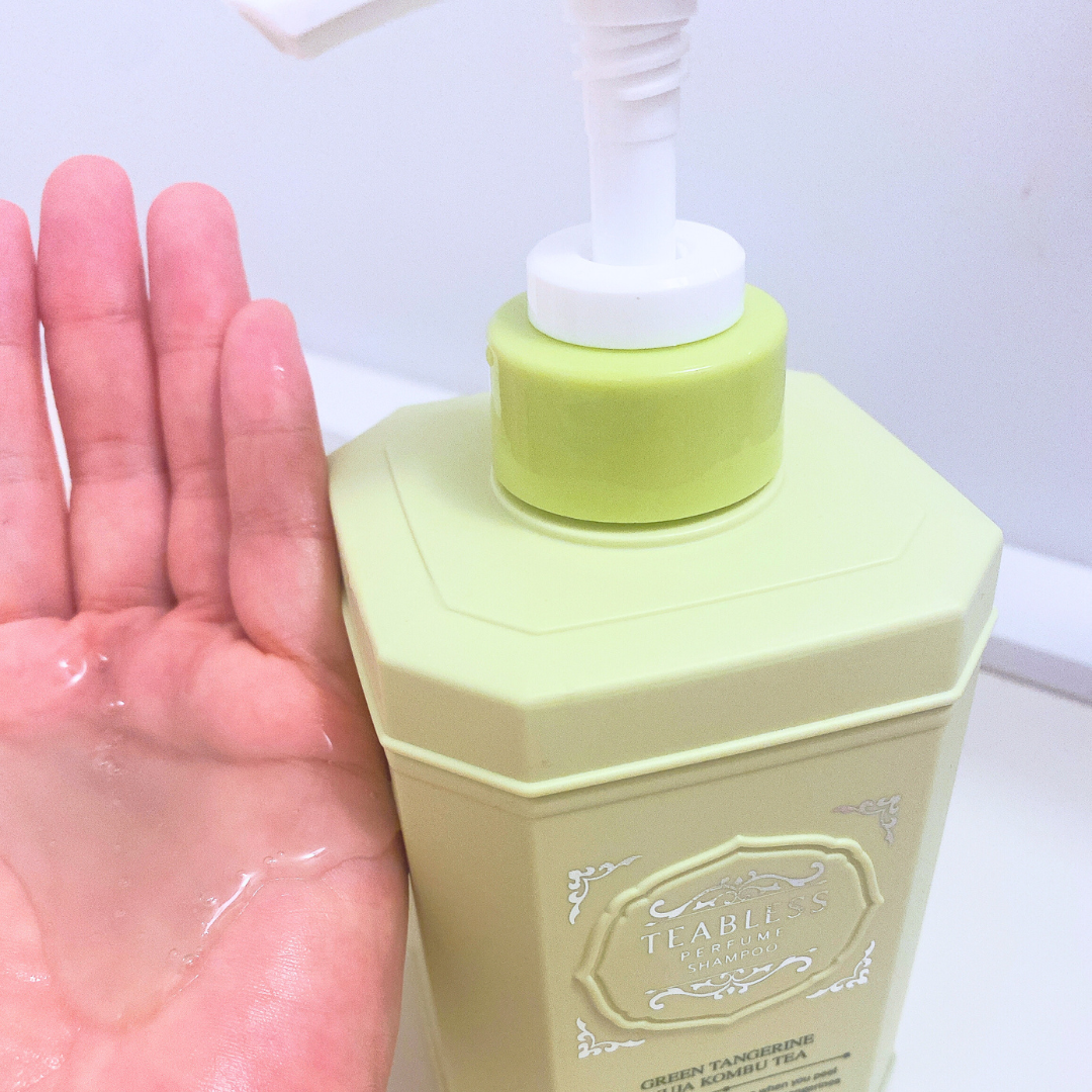 清柑柚子コンブチャパヒューム薄毛ケアシャンプー/TEABLESS/市販シャンプーを使ったクチコミ(4枚目)