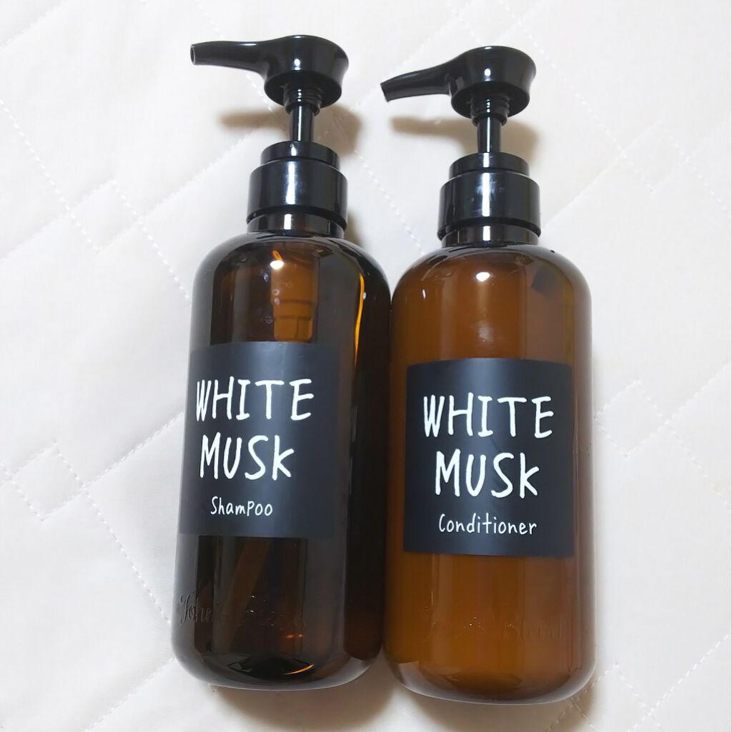 ホワイトムスク シャンプー／コンディショナー コンディショナーボトル（480g）/John's Blend/市販シャンプーを使ったクチコミ（1枚目）