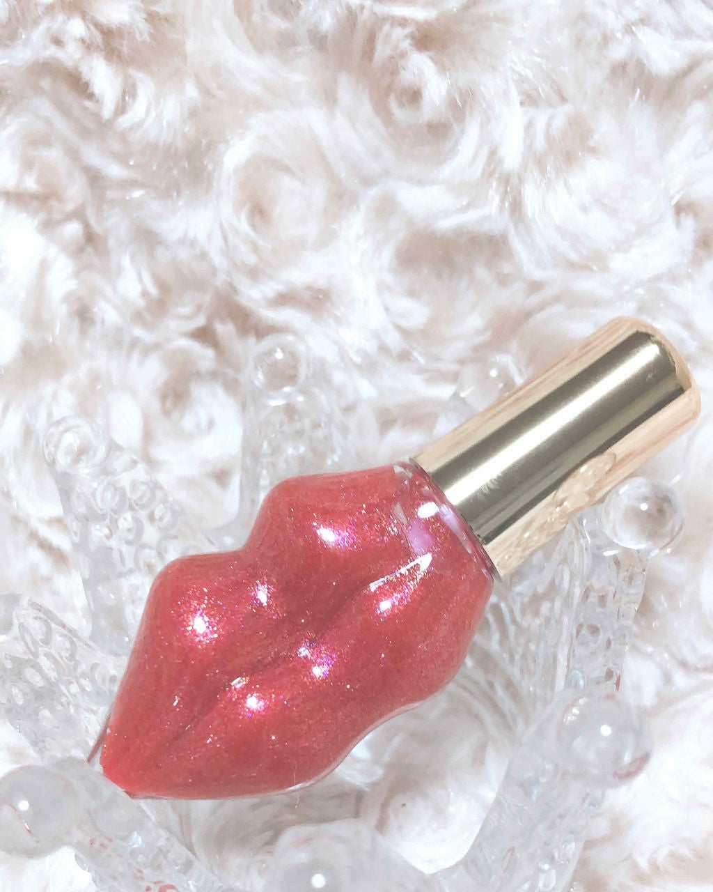 メルティーリップセラム/プランプピンク/リップグロスを使ったクチコミ(2枚目)