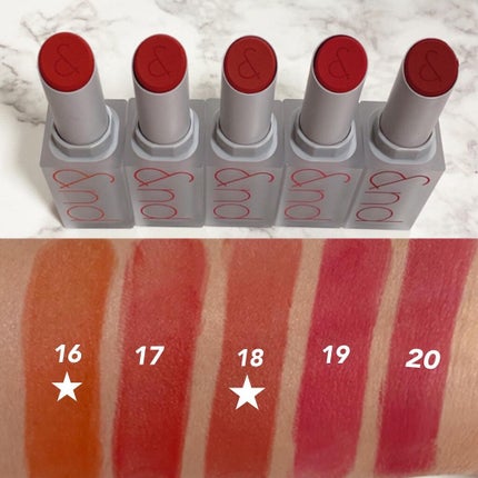 ゼロマットリップスティック/rom&nd/口紅を使ったクチコミ(6枚目)