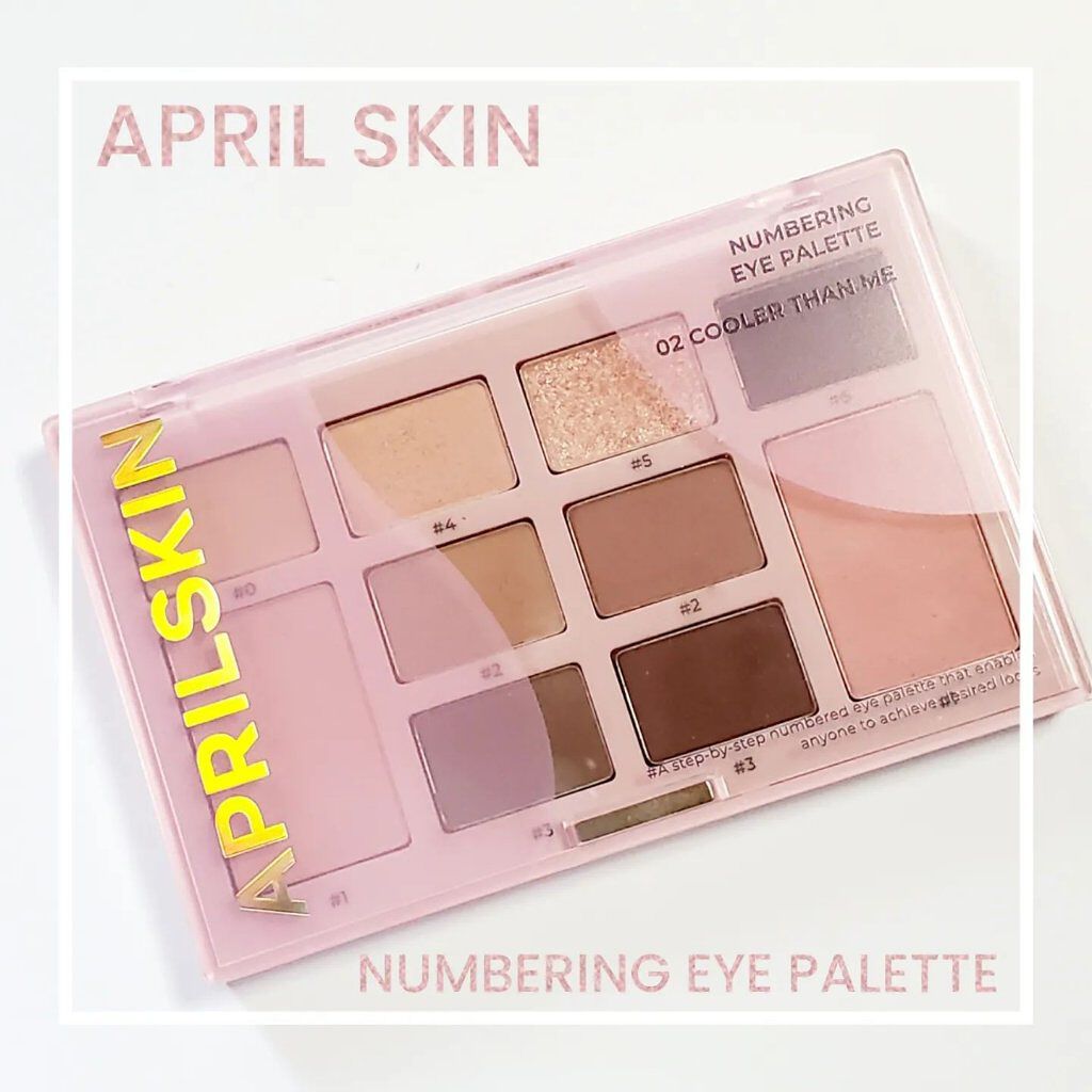 ナンバリングアイパレット/APRILSKIN/アイシャドウパレットを使ったクチコミ（1枚目）