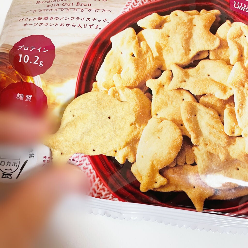 堅焼きおっとっと<オーツブラン>/LAWSON (ローソン)/食品を使ったクチコミ(3枚目)