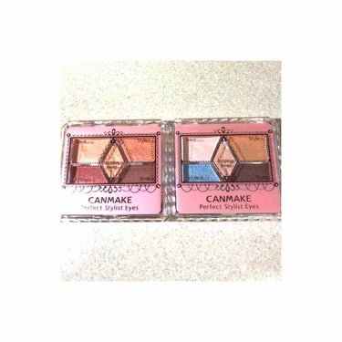 🌸CANMAKE 
      Perfect Stylist Eyes 19、20

こちらはCANMAKEの大人気シャドウの新色です〜！！
LIPSを通していただきました！

ブルーのシャドウは気に