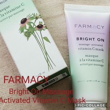 Bright On Massage Activated Vitamin C Mask/FARMACY/洗い流すパック・マスクを使ったクチコミ（1枚目）