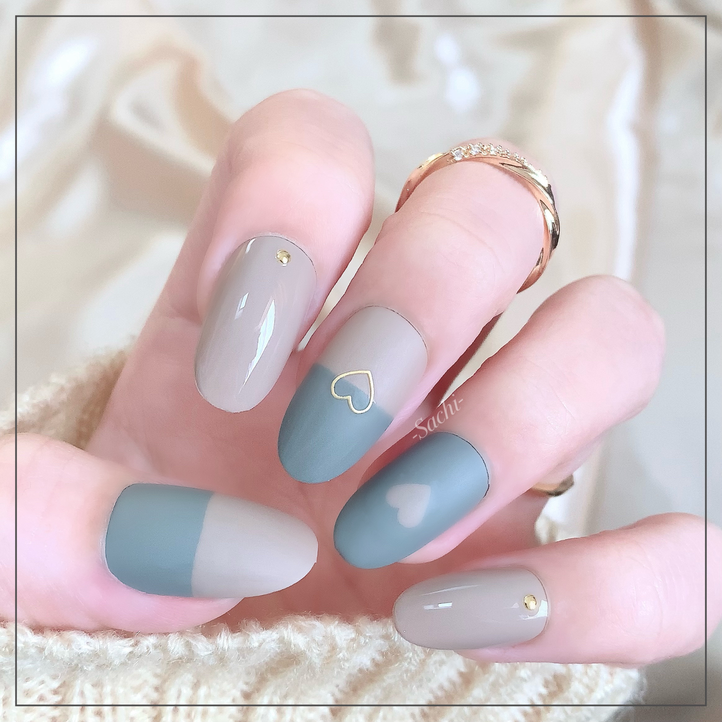 ネイルホリック Nostalgic color BL925/ネイルホリック/マニキュアを使ったクチコミ（2枚目）