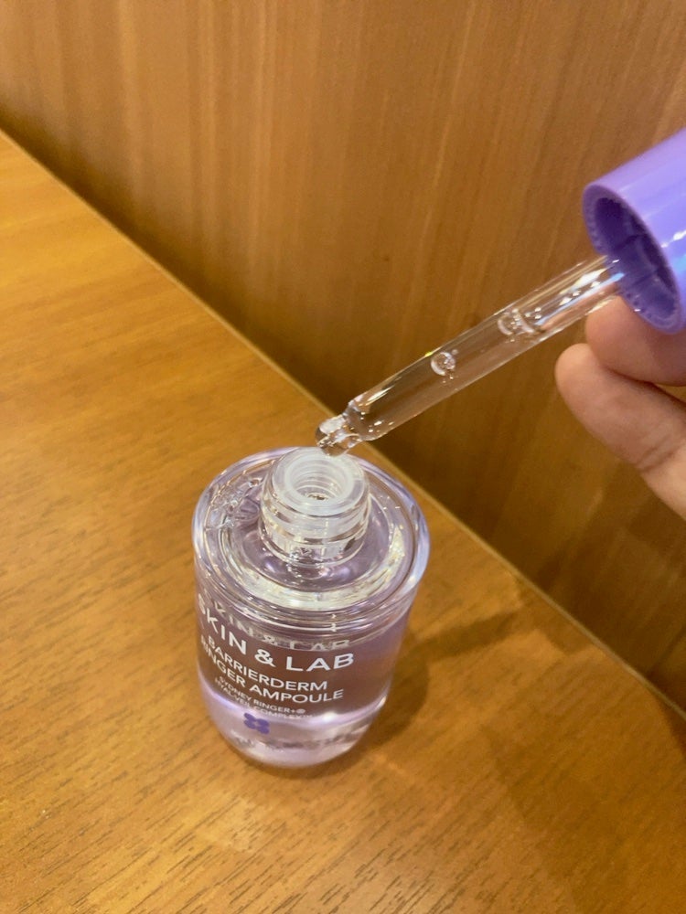 バリアダームリンガーアンプル/SKIN&LAB/美容液を使ったクチコミ(2枚目)