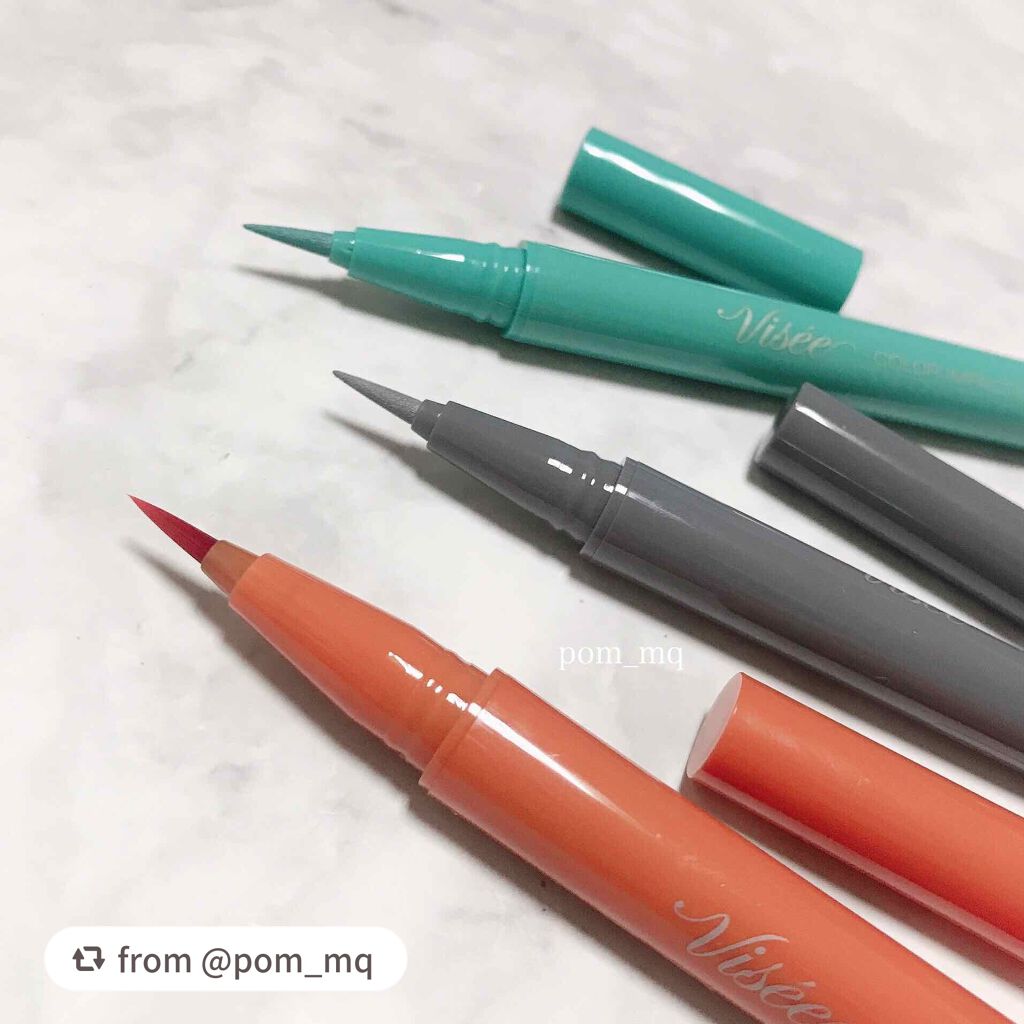 カラーインパクト リキッドライナー/Visée/リキッドアイライナーを使ったクチコミ(1枚目)