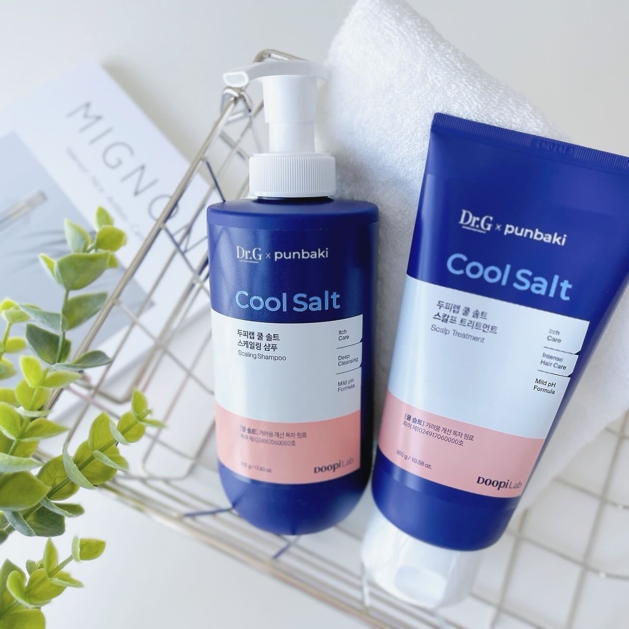 クールソルトスケーリングシャンプー/クールソルトスカルプトリートメント/Dr.G/市販シャンプーを使ったクチコミ(1枚目)