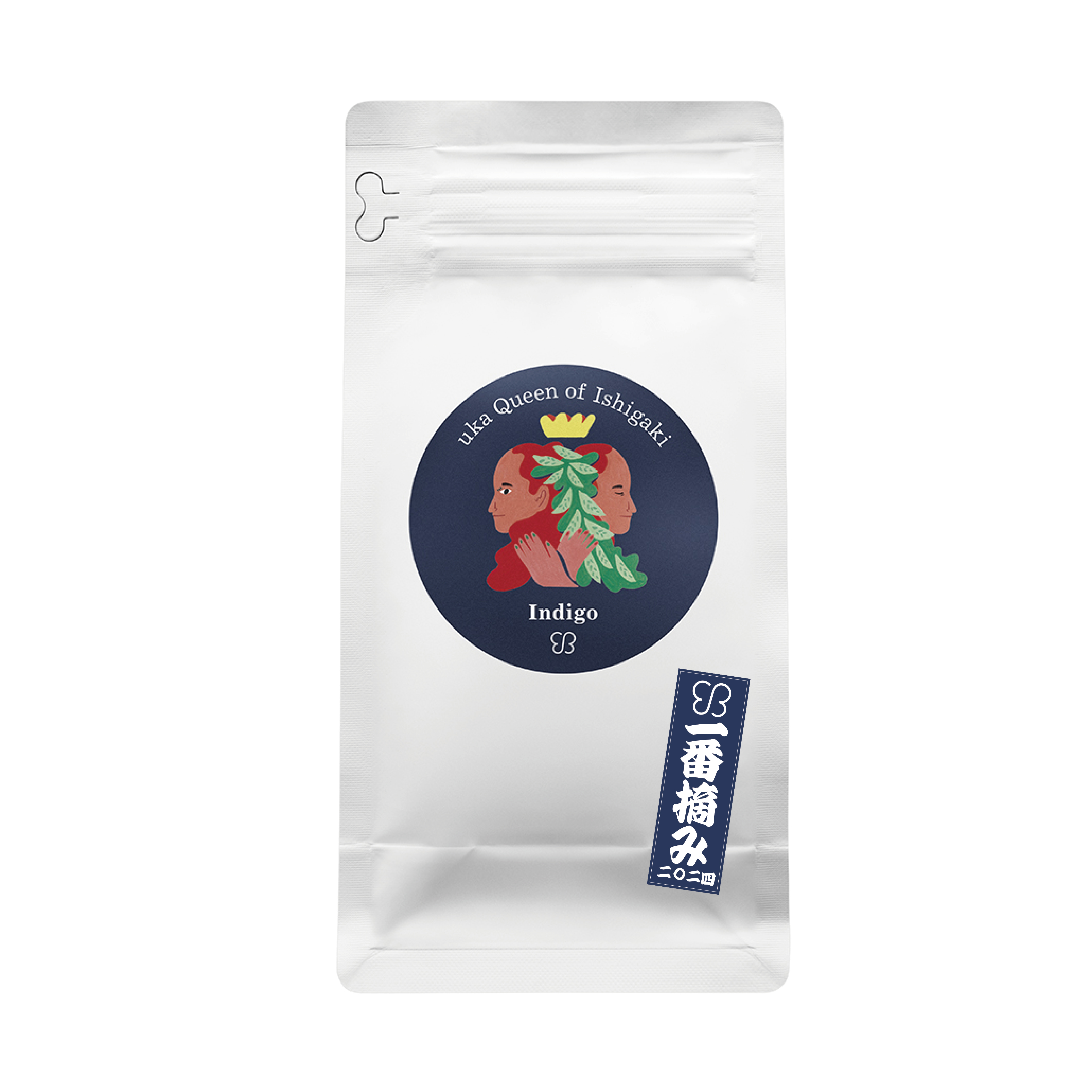 uka 一番摘み uka クイーンオブ石垣 インディゴ