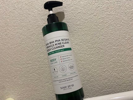 AHA·BHA·PHA 30デイズミラクルアクネボディクレンザー/SOME BY MI/ボディソープを使ったクチコミ(1枚目)