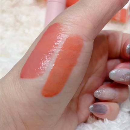 コスノリ ウォーターブラーリーティント 09 カムリーピーチ/COSNORI/リップティントの画像