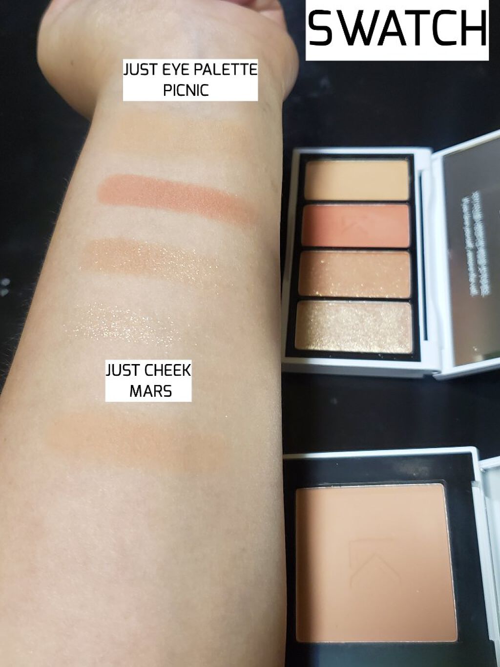 ジャストアイパレット/Laka/アイシャドウパレットを使ったクチコミ(2枚目)