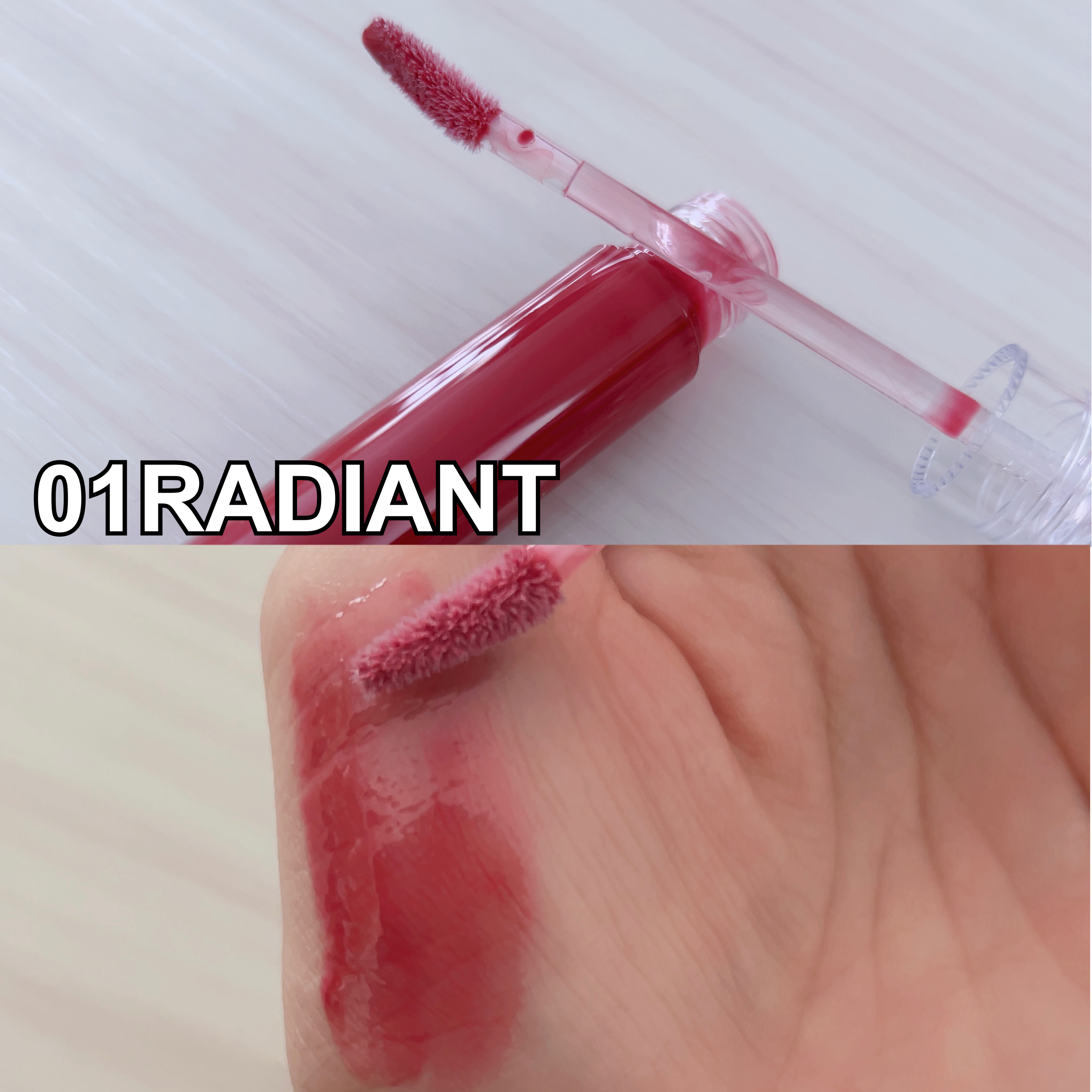 LIP PLUMPER GLAZE TINT/ROJEV/口紅を使ったクチコミ（3枚目）