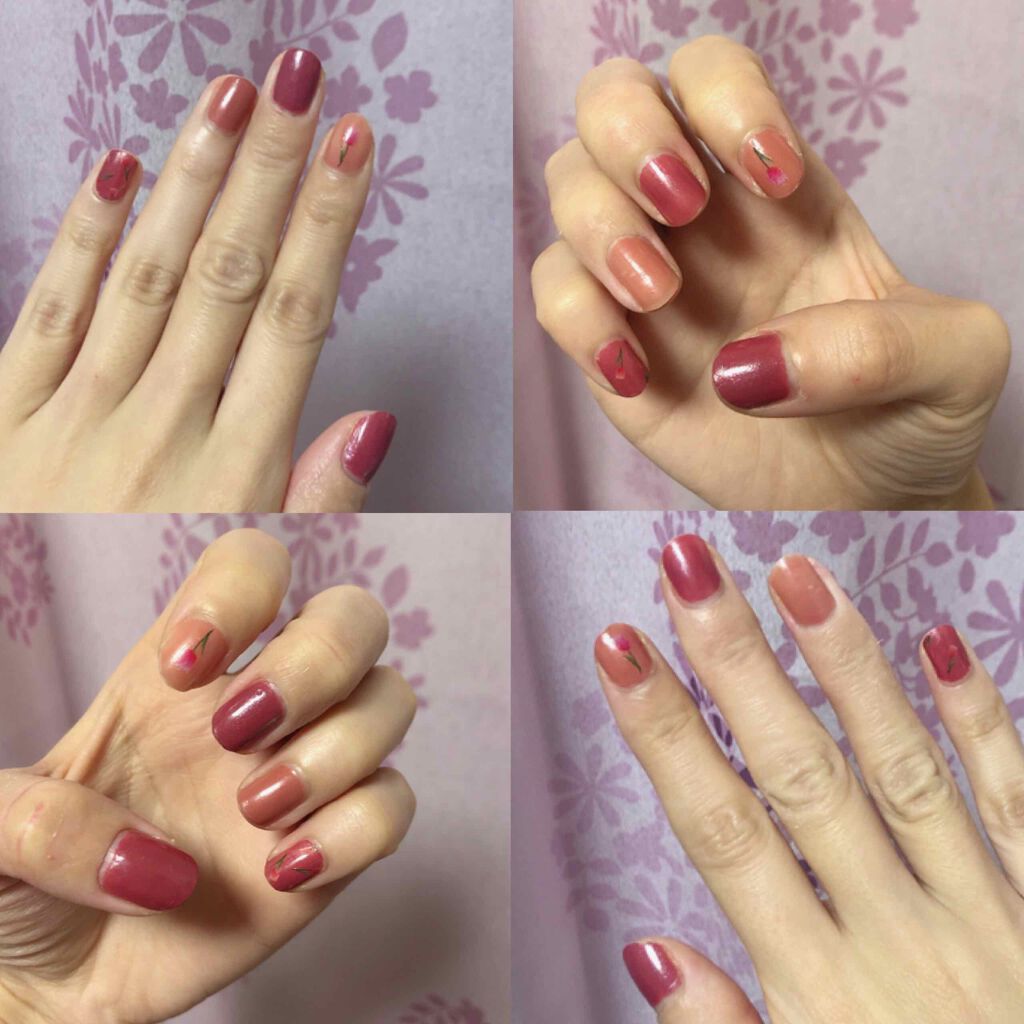 しずくネイルシール/キャンドゥ/ネイルシールを使ったクチコミ（2枚目）