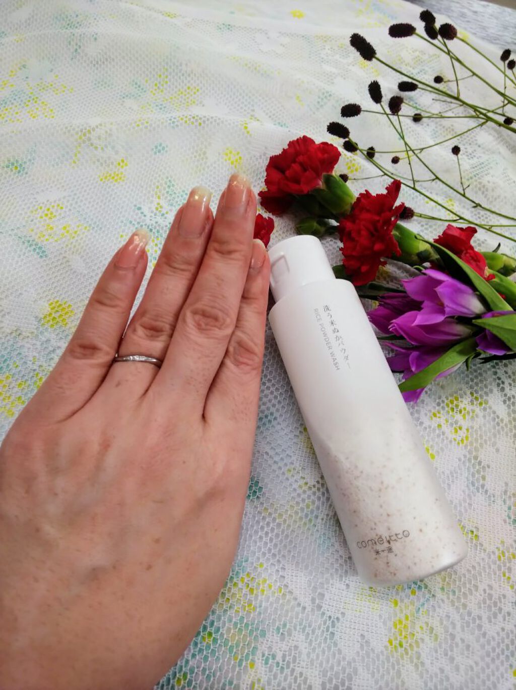 洗う米ぬかパウダー/米一途/洗顔パウダーを使ったクチコミ(4枚目)