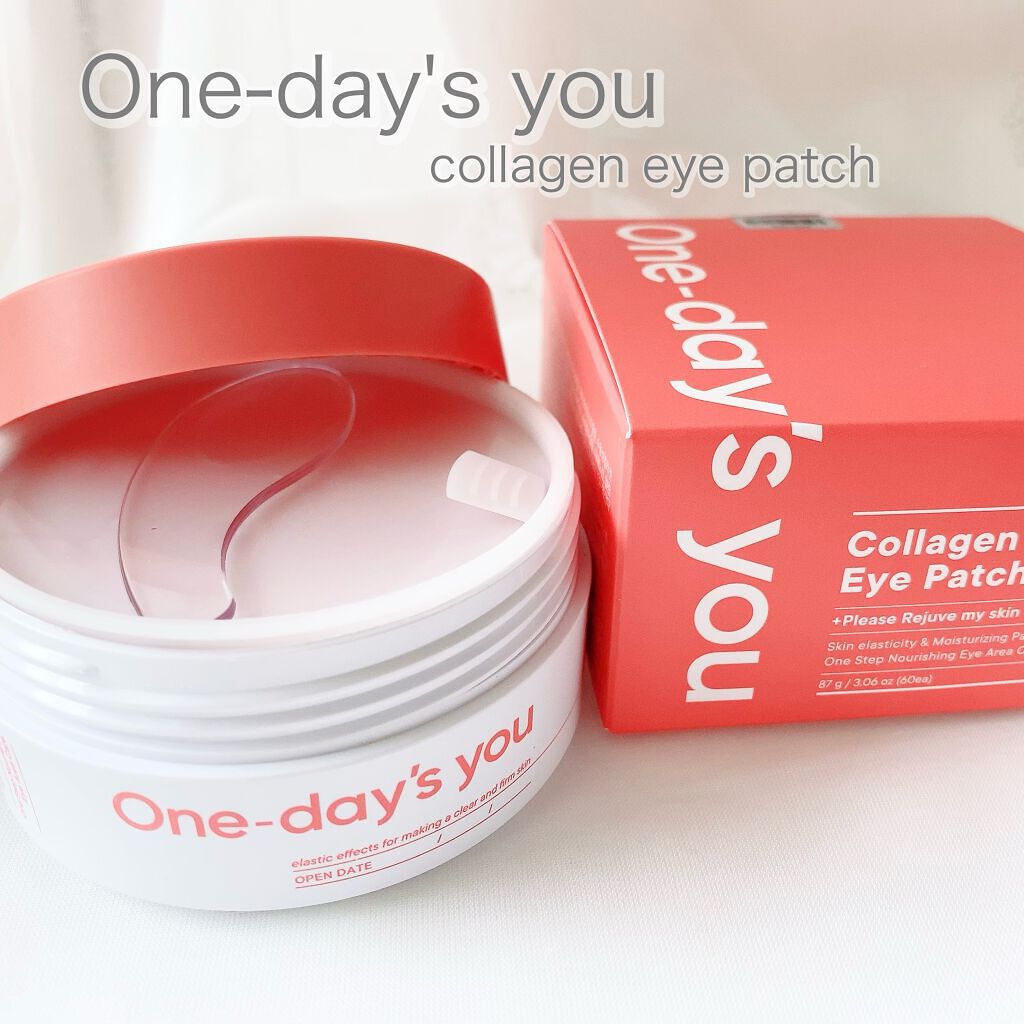 コラーゲンハイドロゲルアイパッチ/One-day's you/アイケア・アイクリームを使ったクチコミ(1枚目)