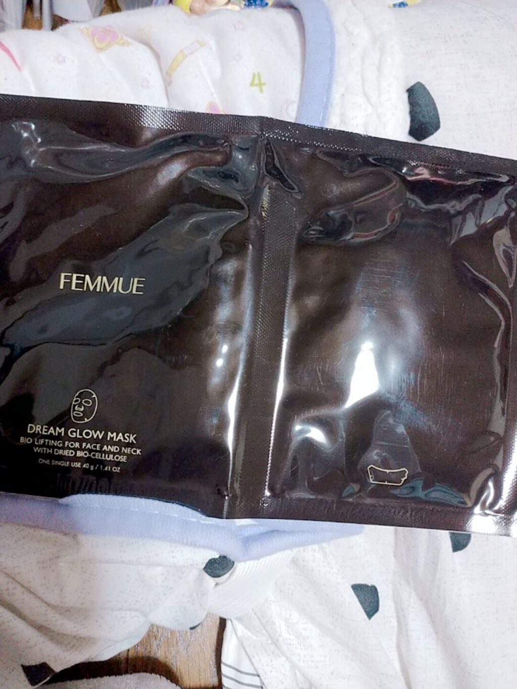 ドリームグロウマスク BL [肌引き締め・ハリ・弾力ケア]/FEMMUE/シートマスク・パックを使ったクチコミ（1枚目）