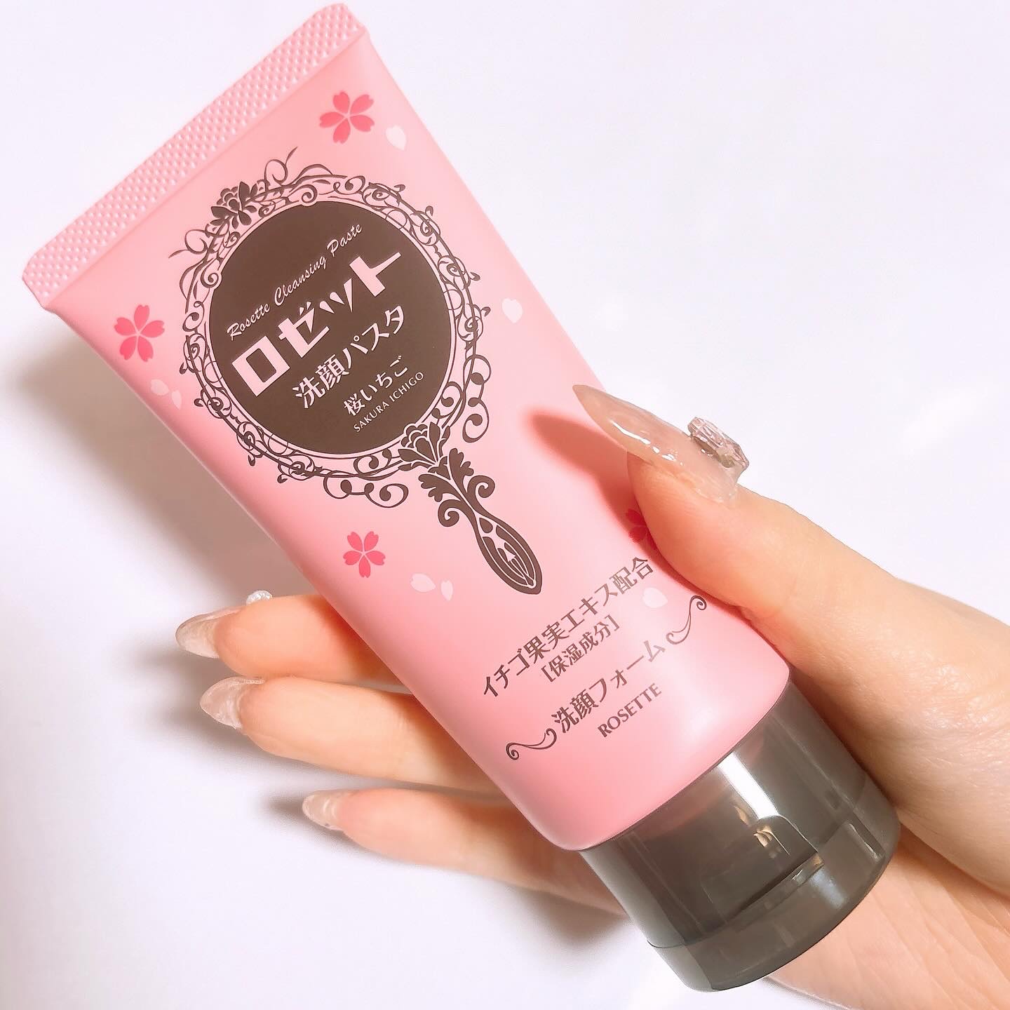 ロゼット洗顔パスタ 桜いちごの香り[洗顔フォーム]/ロゼット/洗顔フォームを使ったクチコミ（2枚目）