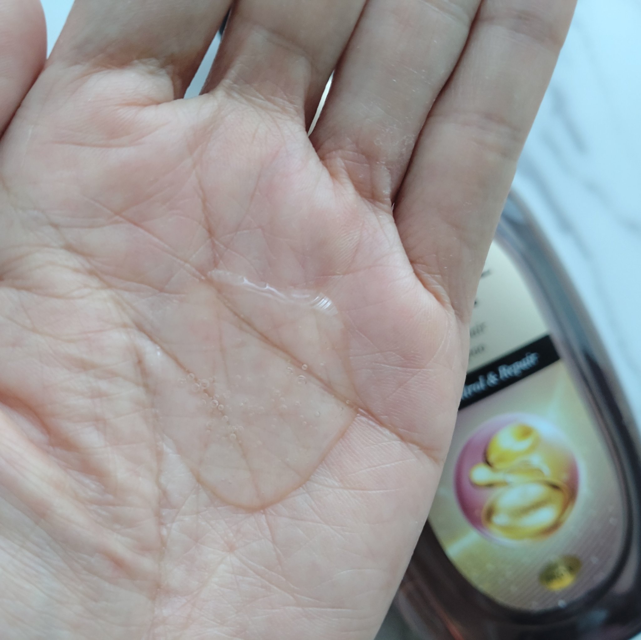 ミラクルズ うねりコントロール&リペア ボンドリペア シャンプー/トリートメント/パンテーン/市販シャンプーを使ったクチコミ（2枚目）