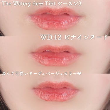 ザ ウォータリー デューティント WD12 ビナイン ヌード/MERZY/口紅を使ったクチコミ（2枚目）