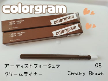 Colorgram Artist Formula Cream Linerのクチコミ「クリーミーで柔らかい🩷

Colorgram
Artist Formula Cream Lin.....」（1枚目）