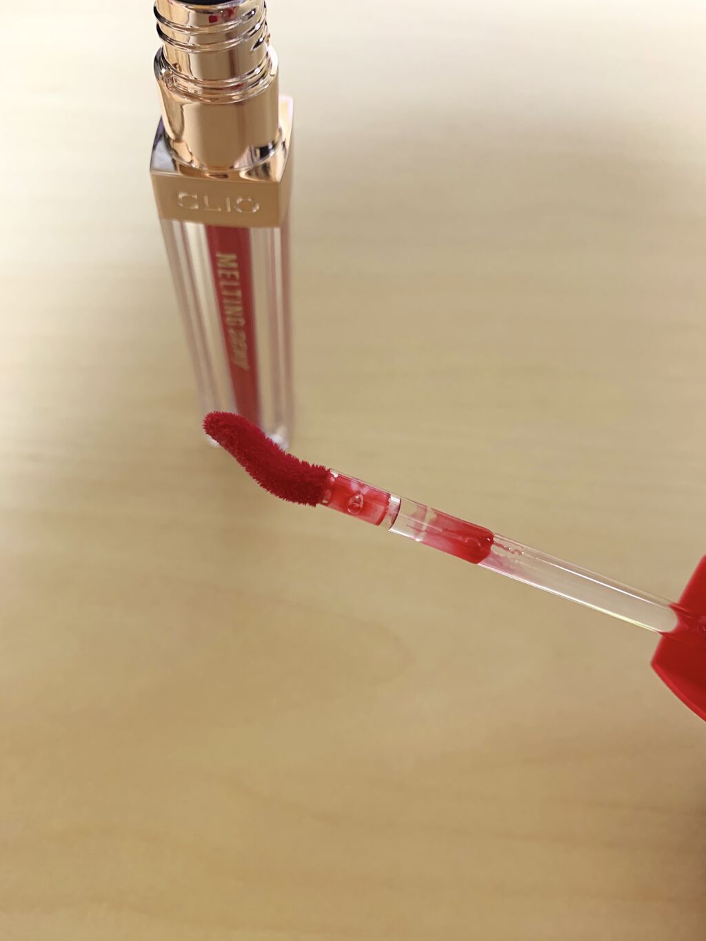 メルティングデューイティント/CLIO/口紅を使ったクチコミ（3枚目）
