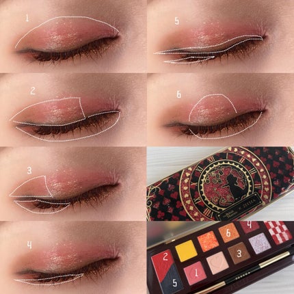 アリスドリームランドシリーズ 12色アイシャドウパレット(ZEESEA×大英博物館)/ZEESEA/アイシャドウパレットを使ったクチコミ(2枚目)