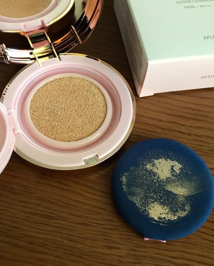 ピンクティーツリーカバークッション/APLIN/クッションファンデーションを使ったクチコミ(4枚目)