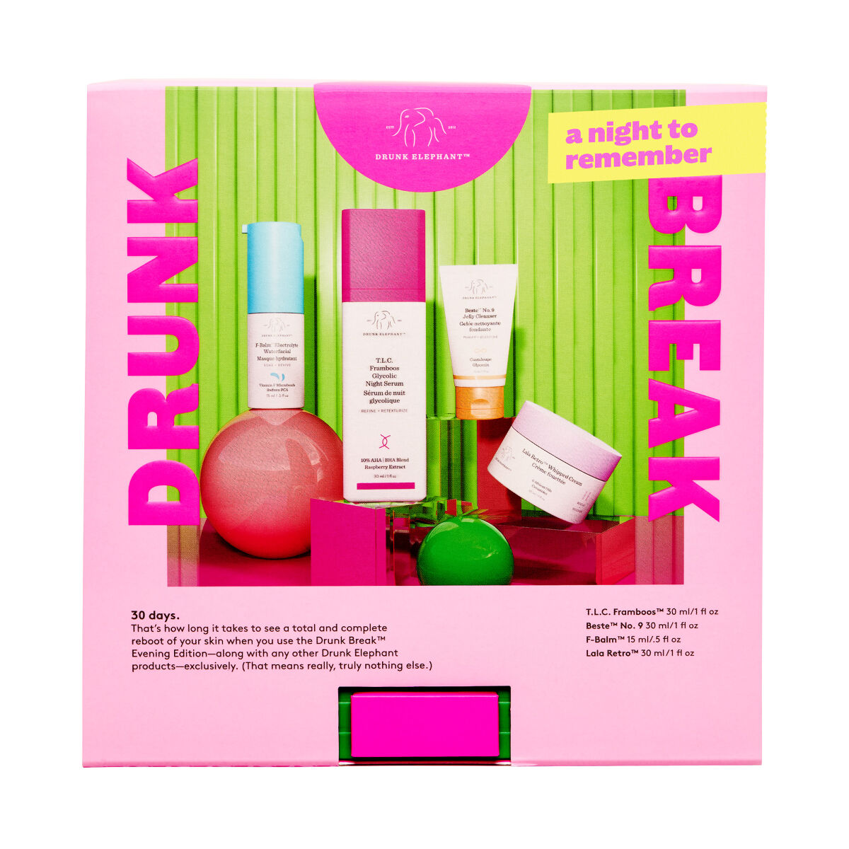 忘れられない夜 ナイトキット  / Drunk Elephant