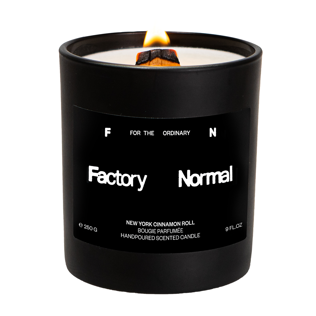 Factory Normal ブラックキャンドル - New York Cinnamon Roll