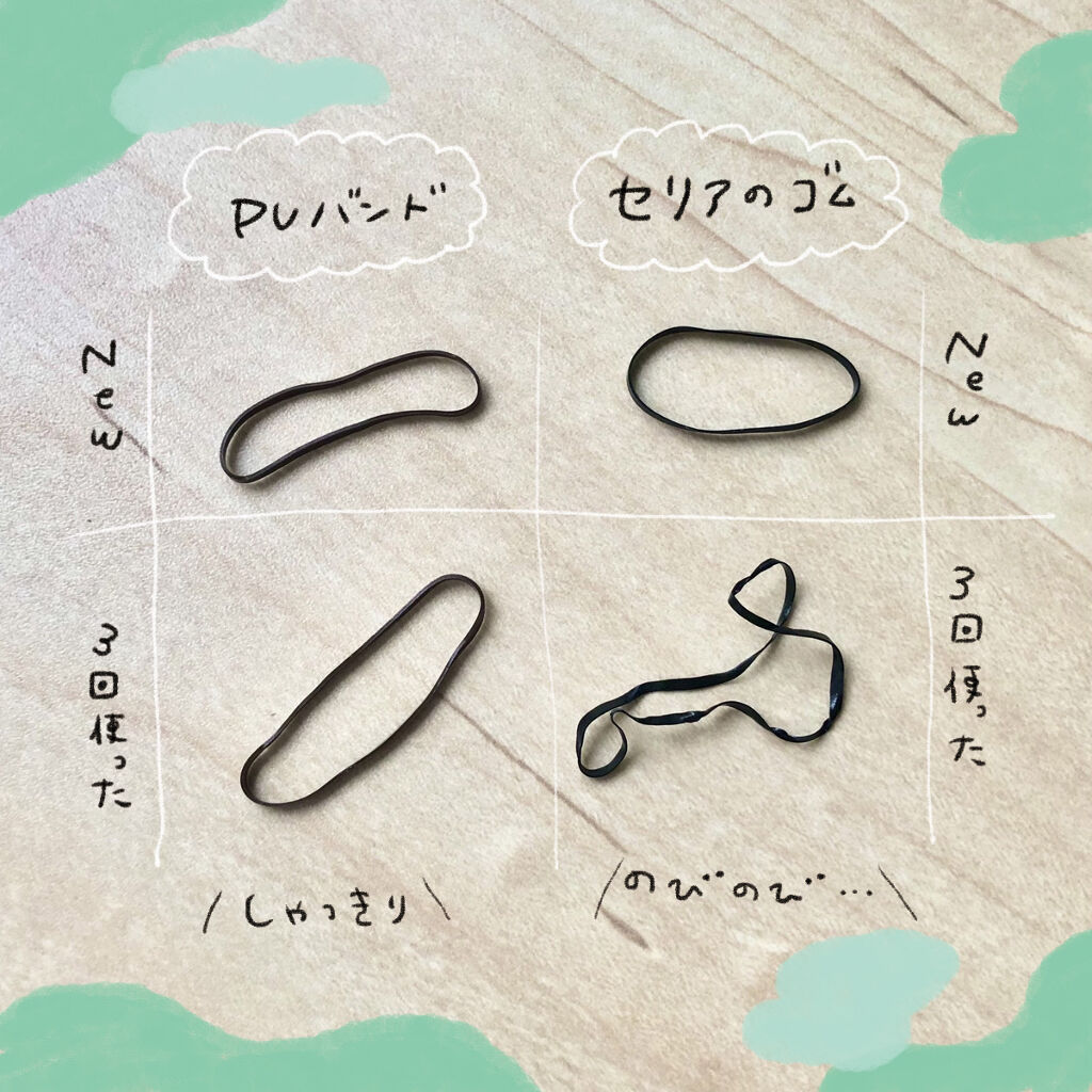 PUバンド/FLORA/ヘアアクセサリーを使ったクチコミ（2枚目）