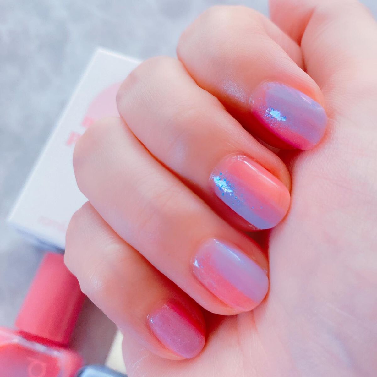 ムードペブルネイル/rom&nd/マニキュアを使ったクチコミ(2枚目)