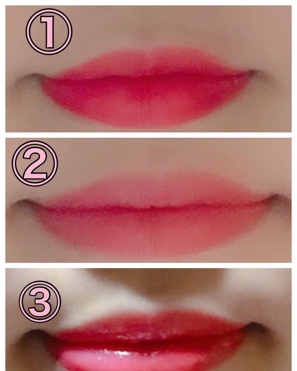 ひなこ on LIPS 「今回は中学生向けの百均のリップを紹介します!今回紹介するのは、..」(3枚目)