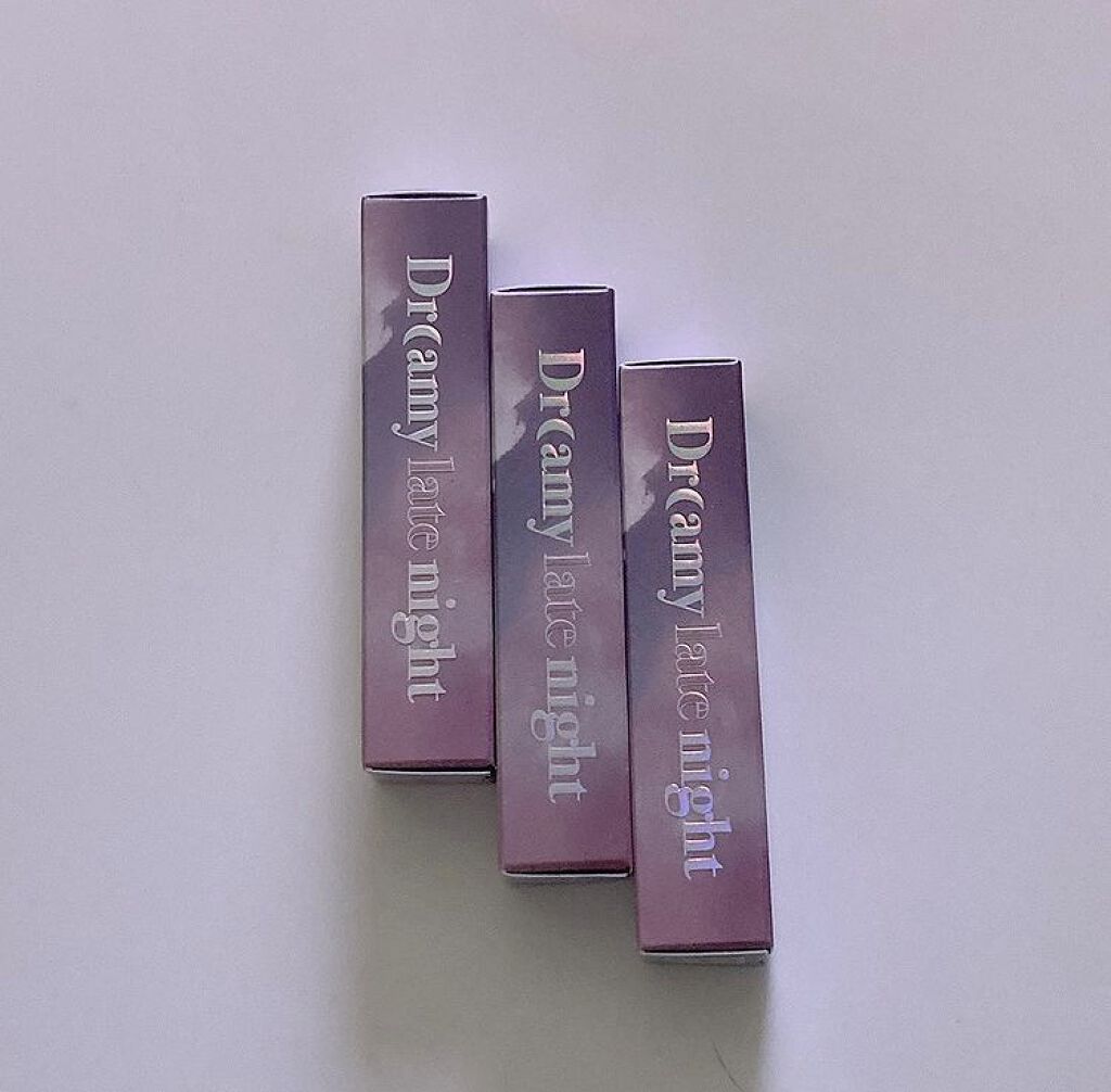 ドリーミーレイトナイト メロウティント M12 ローファイインディゴ/MERZY/リップティントを使ったクチコミ（1枚目）