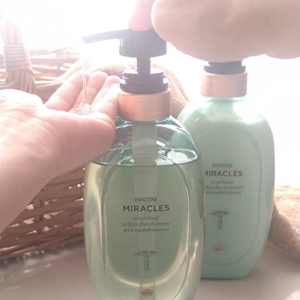 ミラクルズ うるおいブースト シャンプー/トリートメント/パンテーン/市販シャンプーを使ったクチコミ(2枚目)